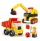 Конструктор "Бауер Стройка" (экскаватор, самосвал) 10654